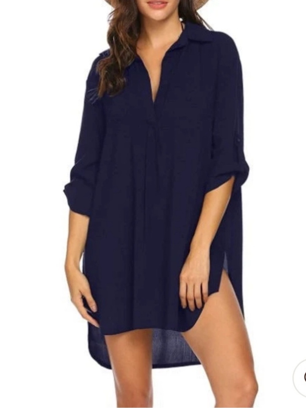 NWT Jantzen Navy Blue Women's Swim Coverup  size medium